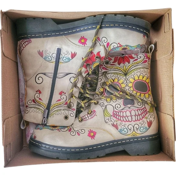 Goby // Women's Long Boots MRT111 // US 7.5 EU 38 // Beige - Picture 7 of 11